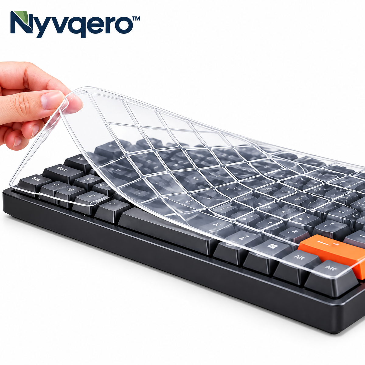 Nyvqero™ Keyboard Dust Cover – Protective Silicone or Acrylic Keyboard Shield for Desktop Keyboards, Mechanical Keyboards & Office Accessories