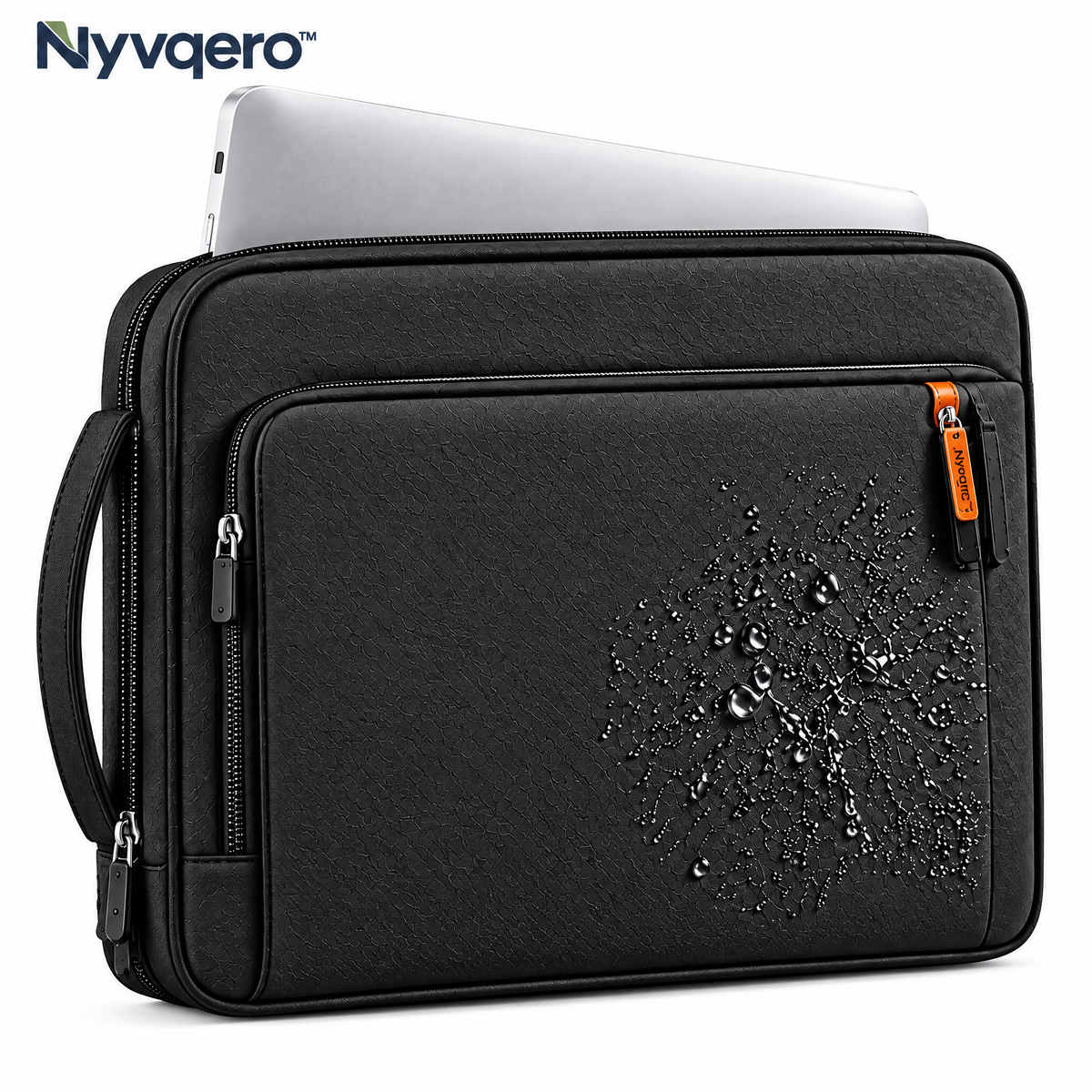 Nyvqero™ Protective Laptop Sleeve – Shock-Absorbing Padded Laptop Case with Water-Resistant Exterior for Work, Travel & Everyday Carry